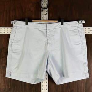 Orlebar Brown Chino Shorts "Norwich" Smart Cotton Light Blue Men's 40 Loungewear